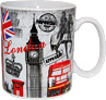 London Collage Fine Porcelain Mug