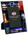 London Night View Glass Photo Frame, 6x4