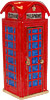 London Telephone Booth Enamel Jeweled Trinket Box