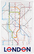 London Underground Map, Tea Towel