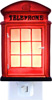 London Telephone Booth Souvenir Night Light - 6L