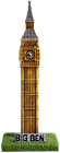 Big Ben Miniature Replica, 5.3H