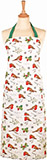 Holiday Themed Cotton Apron - Robins