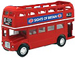 Pull Back Die Cast Open Topped London Bus, 4.5L