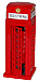 Die-Cast Telephone Booth Replica, 3-1/3H