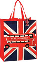 Union Jack Best of British Bus Reusable Grocery Tote Bag