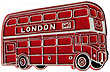 London DD Bus - Magnet