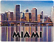 Miami Fridge Magnet - 3D Embossed Ceramic