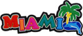 Miami Block Letter Souvenir Magnet