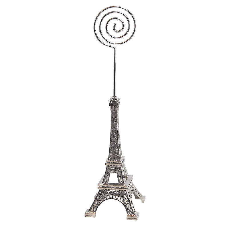 Eiffel Tower Card Holder, Silver