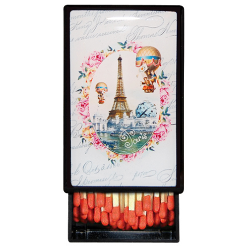 Vintage Eiffel Tower Little Lacquer Slide Box