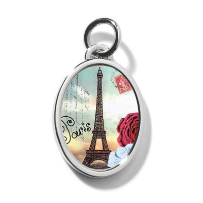 Eiffel Tower Charm – Vintage Paris Design, Stainless Steel