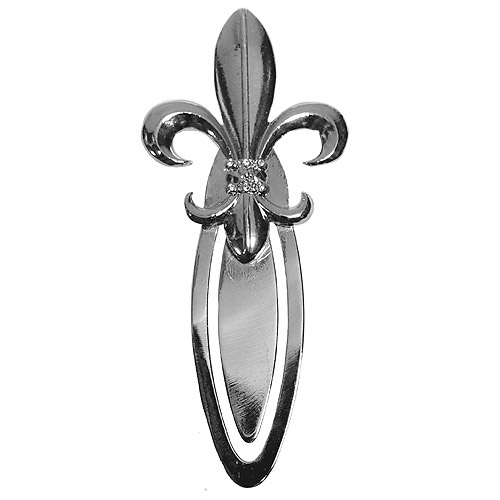 Fleur de Lis Bookmark - Pewter