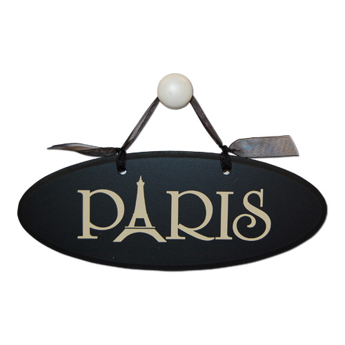 Paris Sign Decor - Black, 9L