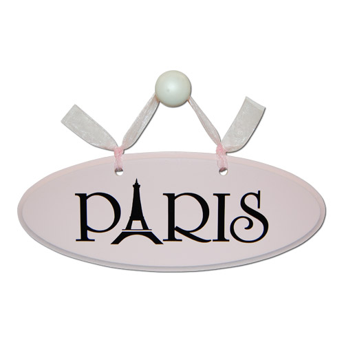 Paris Sign Decor - Pink, 9L