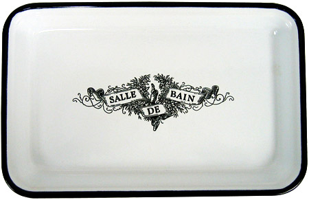 Enamel Tray - Salle De Bain