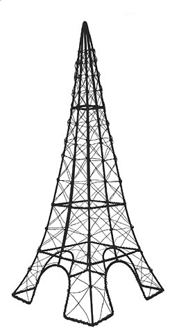 18 Wire Eiffel Tower, Black