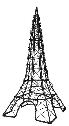 12 Wire Eiffel Tower, Black