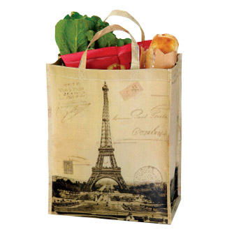Old Postal Style Eiffel Tower Utility Tote