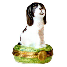 French Limoges Box, Dog