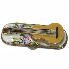 French Limoges Box, Violin