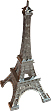 4 Eiffel Tower Mini Replica, Silver