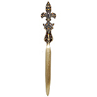 Jeweled Fleur de Lis Letter Opener