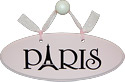 Paris Sign Decor - Pink, 9L