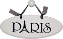 Paris Sign Decor - Cream Color, 9L