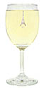 Eiffel Tower White Wine Goblet