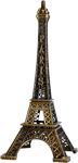 7 Eiffel Tower Miniature Replica, Aged Bronze