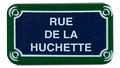 Paris Street Sign Magnet-RUE DU LA HUCHETTE