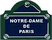 Paris Street Sign, Notre-Dame De Paris, 4x3