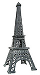 14 Eiffel Tower Candle Holder - Silver Color Miniature