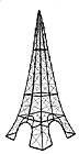 18 Wire Eiffel Tower, Black