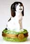 French Limoges Box, Dog