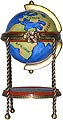 French Limoges Box, the Globe