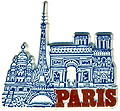 Paris Landmarks - Magnet