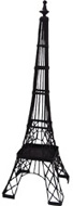 32 Eiffel Tower Miniature Replica, Black Large Candle Holder