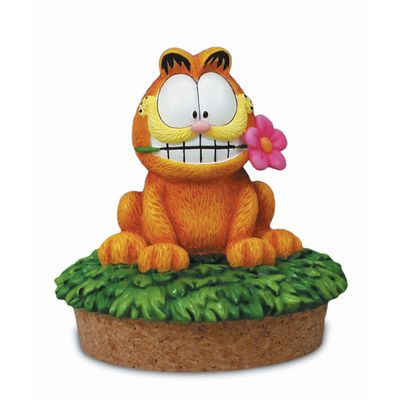 Garfield & Flower Candle Topper