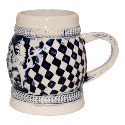 Miniature Beer Stein - Blue Bayern Crest