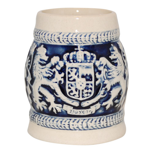 Miniature Beer Stein - Blue Bayern Crest, photo-1