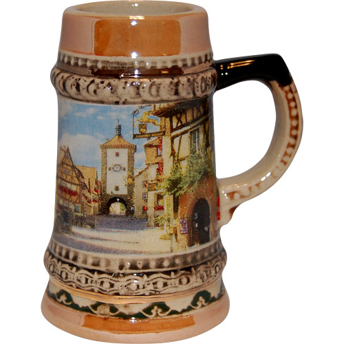 Miniature Beer Stein - German Village