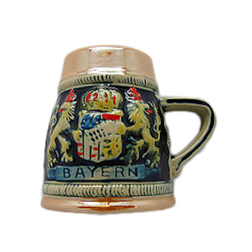 German Beer Stein Magnet-Bayern Crest