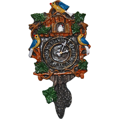 Cuckoo Clock with Birds Fridge Magnet