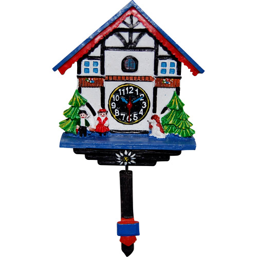 Alpine Haus Cuckoo Clock Fridge Magnet