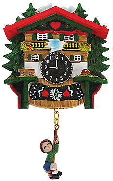 Bavarian Haus Cuckoo Clock Magnet
