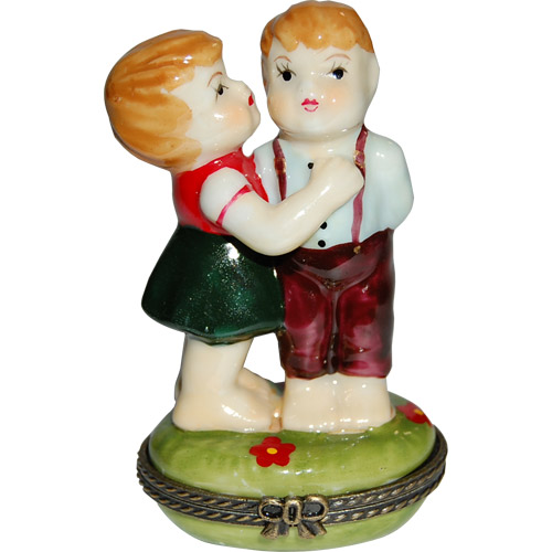 German Boy & Girl, Trinket Box