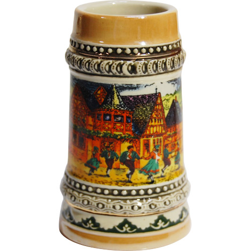 Miniature Beer Stein - Village Dancers, photo-2