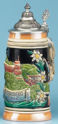 Heidelberg Beer Stein, 9H